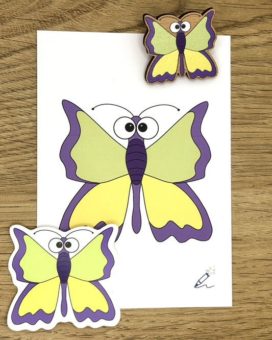 Butterfly A6 Art Print