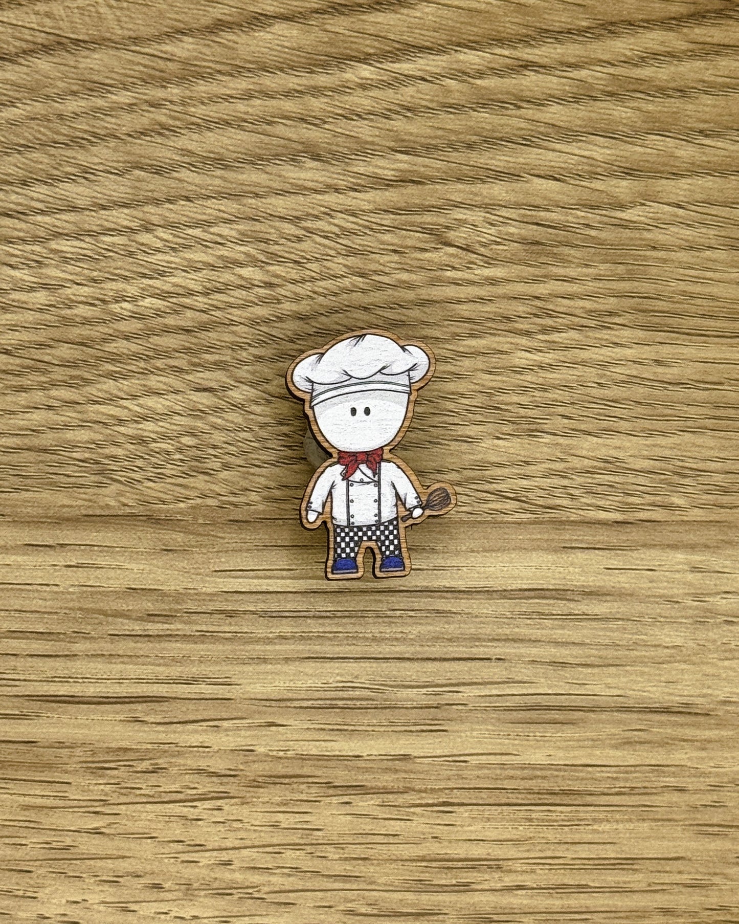 Chef Wooden Pin
