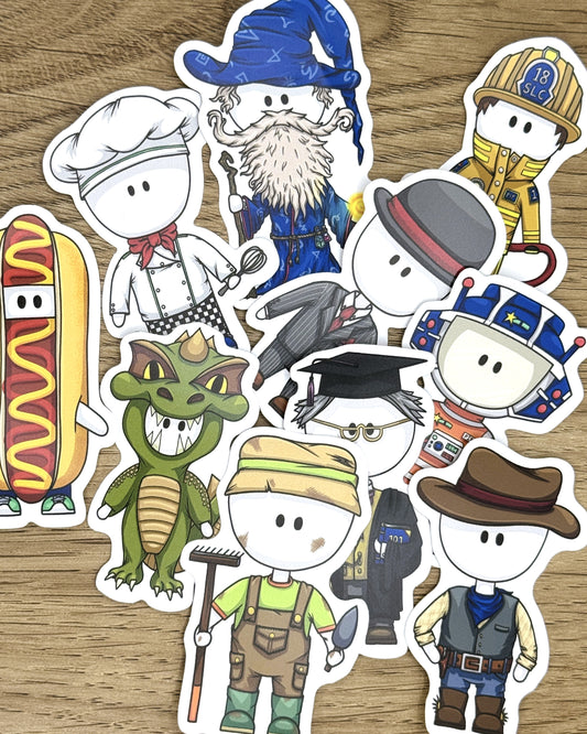 Imp Series 1 A6 Art Print