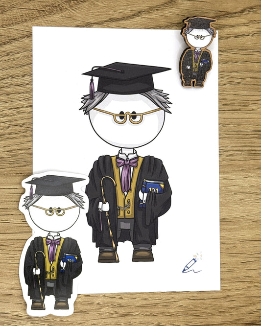 Teacher A6 Art Print