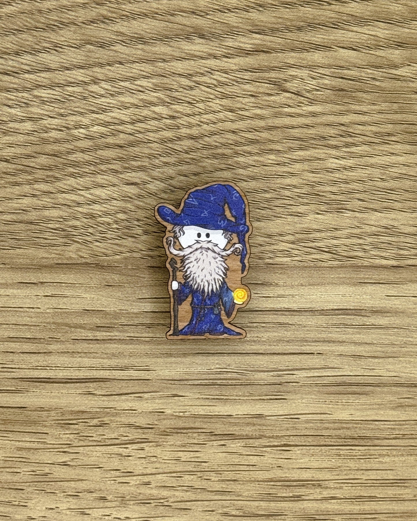 Wizard Wooden Pin