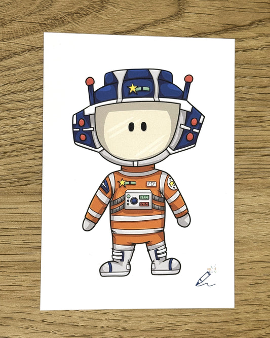 Astronaut A6 Art Print