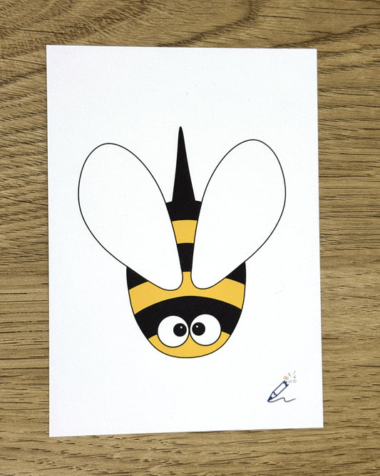 Bumblebee A6 Art Print