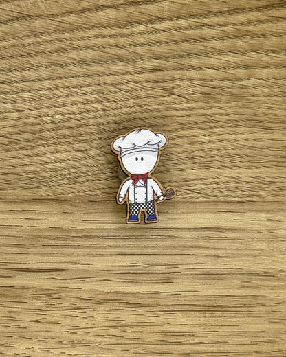 Chef Wooden Pin