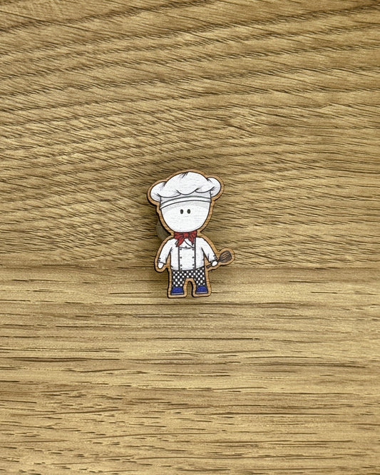 Chef Wooden Pin