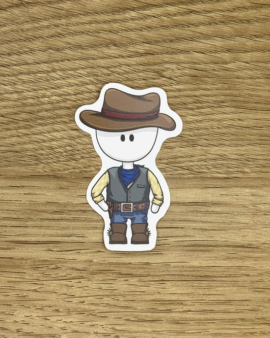 Cowboy Sticker