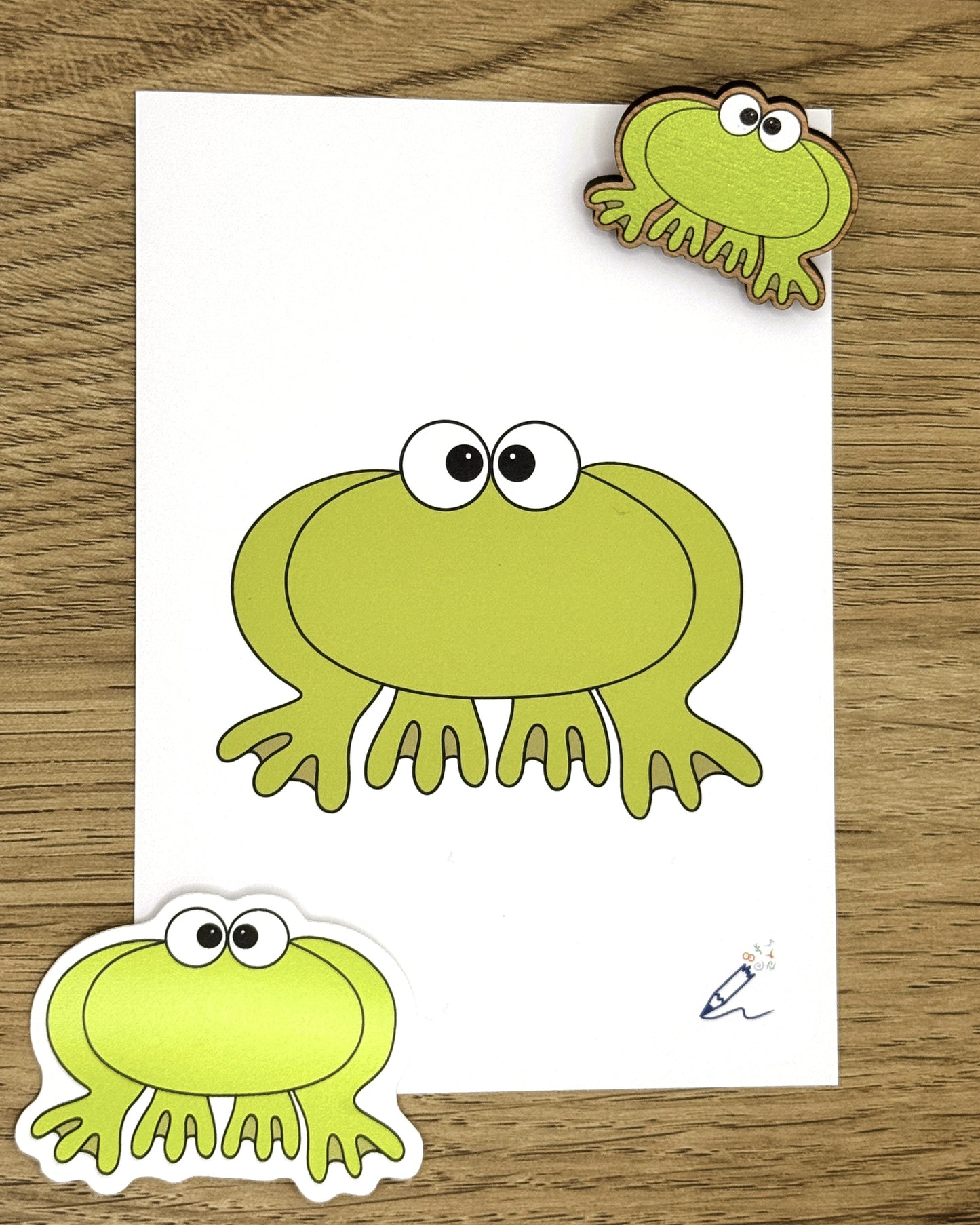 Frog A6 Art Print