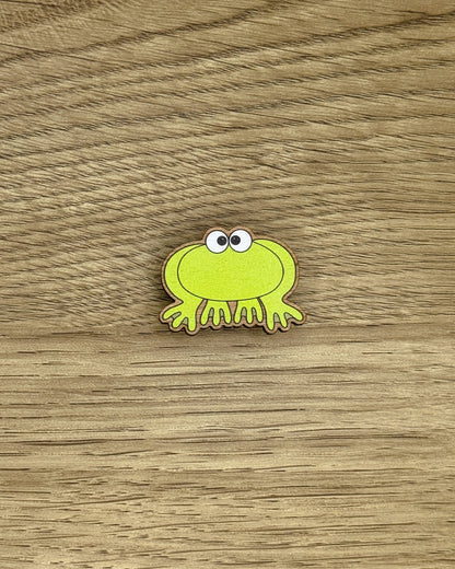 Frog Wooden Pin