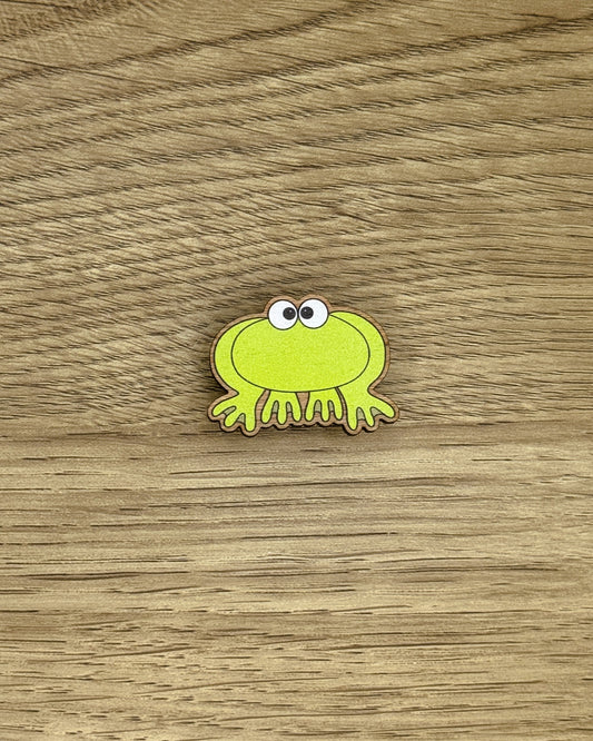 Frog Wooden Pin