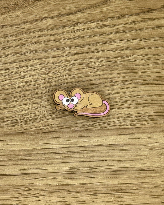 Mouse Wooden Pin
