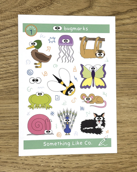 Bugmarks Series 1 A6 Art Print