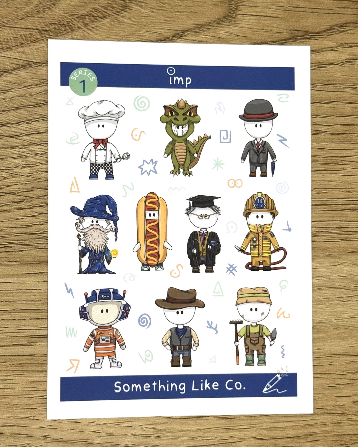 Imp Series 1 Sticker Sheet