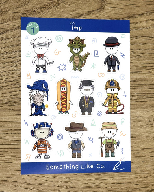 Imp Series 1 Sticker Sheet