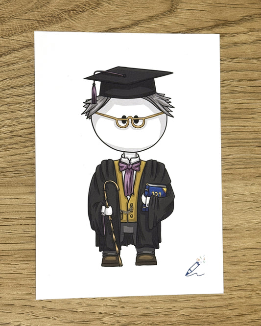 Teacher A6 Art Print