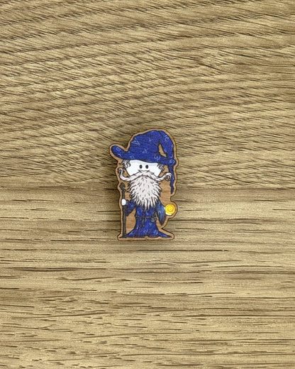 Wizard Wooden Pin