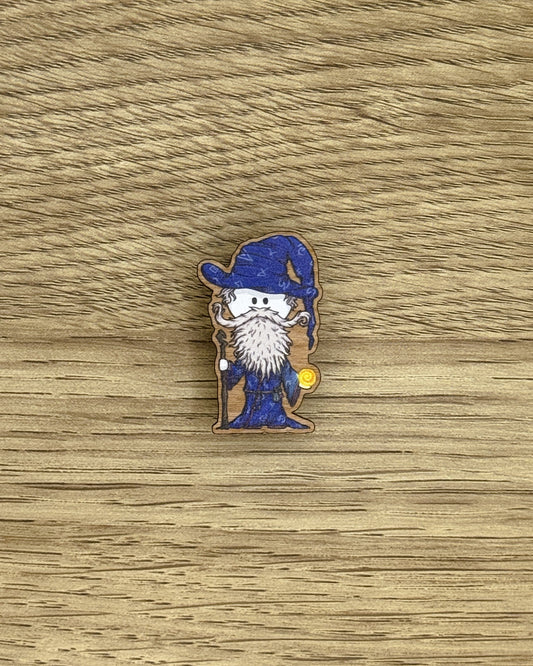 Wizard Wooden Pin