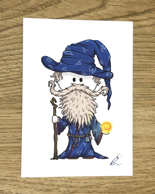 Wizard A6 Art Print